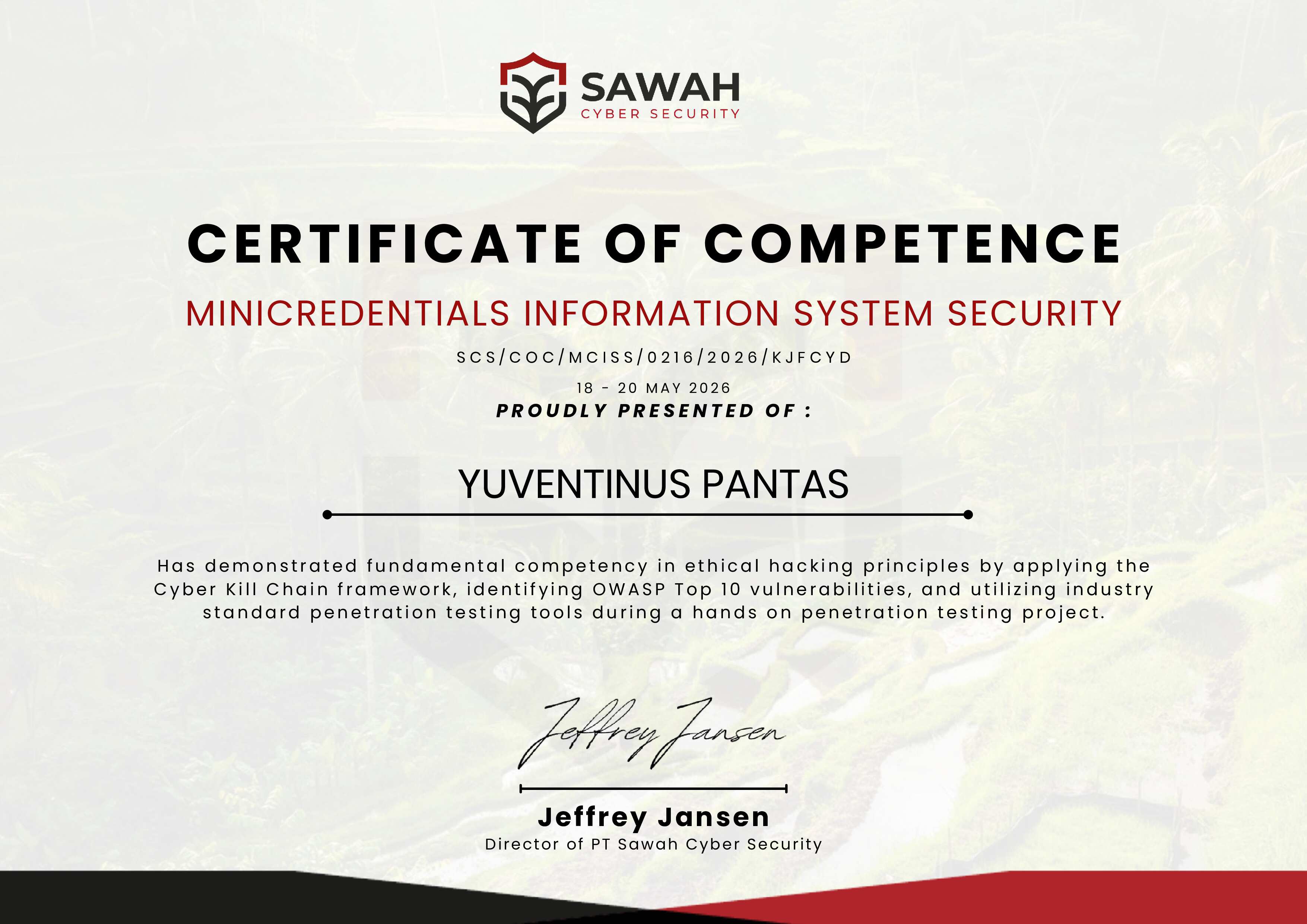 Cyber Security Competence